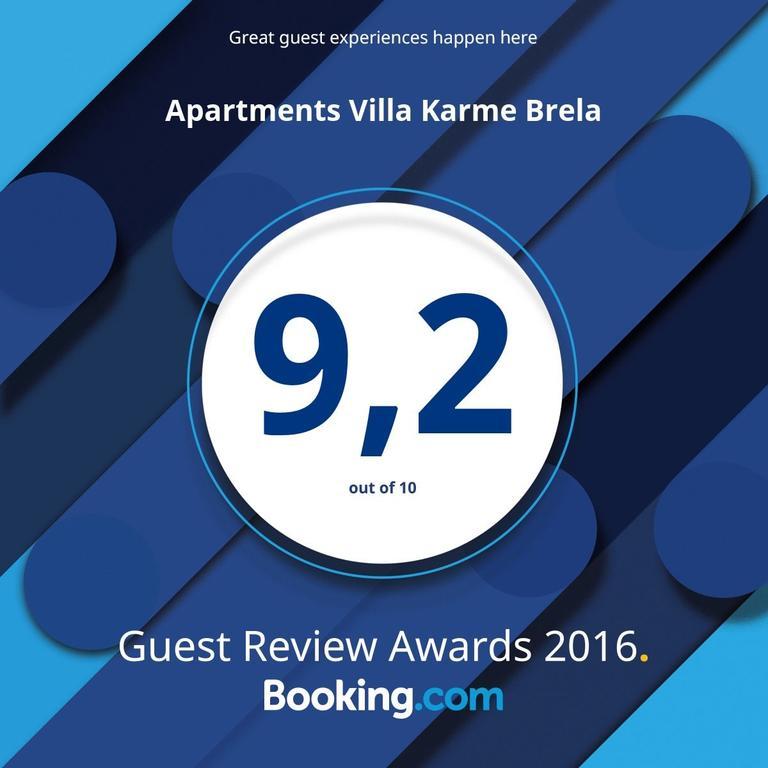 Apartments Villa Karme Brela Eksteriør billede